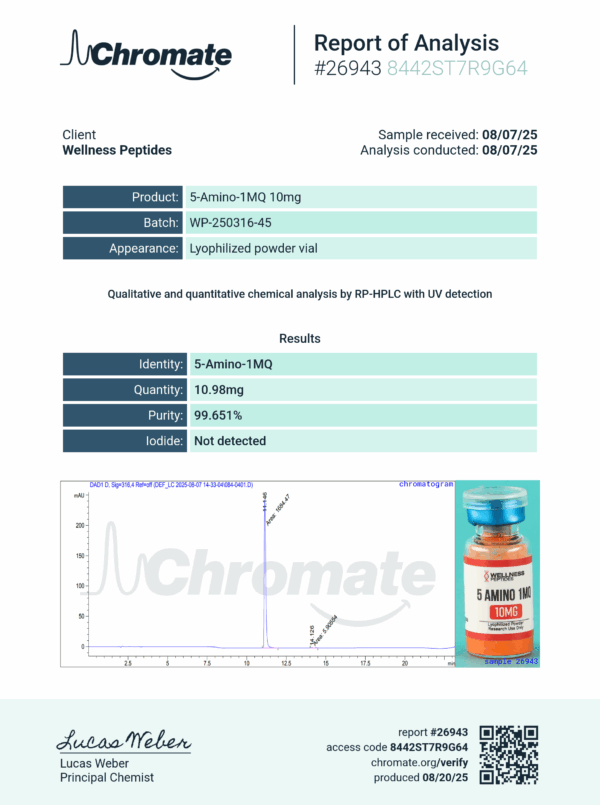 5 Amino 1MQ Vial - Image 3